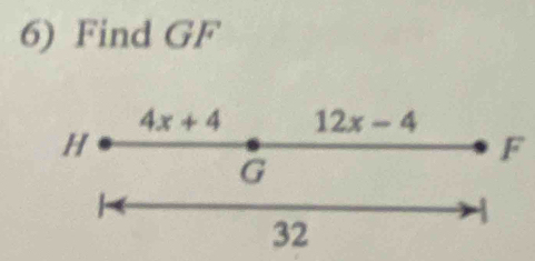 Find GF
F