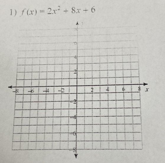 f(x)=2x^2+8x+6