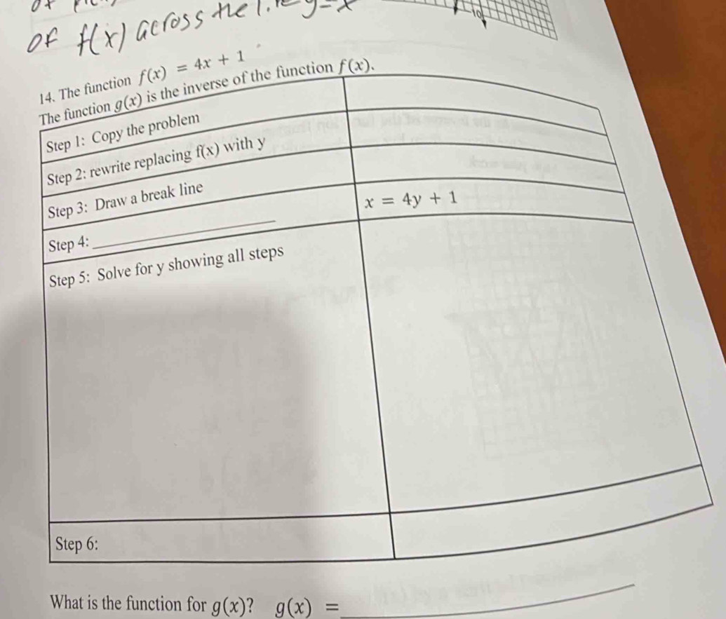 What is the function for g(x) 2 g(x)=
_