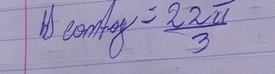 conling= 22π /3 