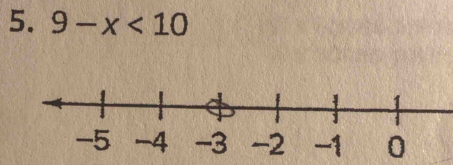 9-x<10</tex> 
0