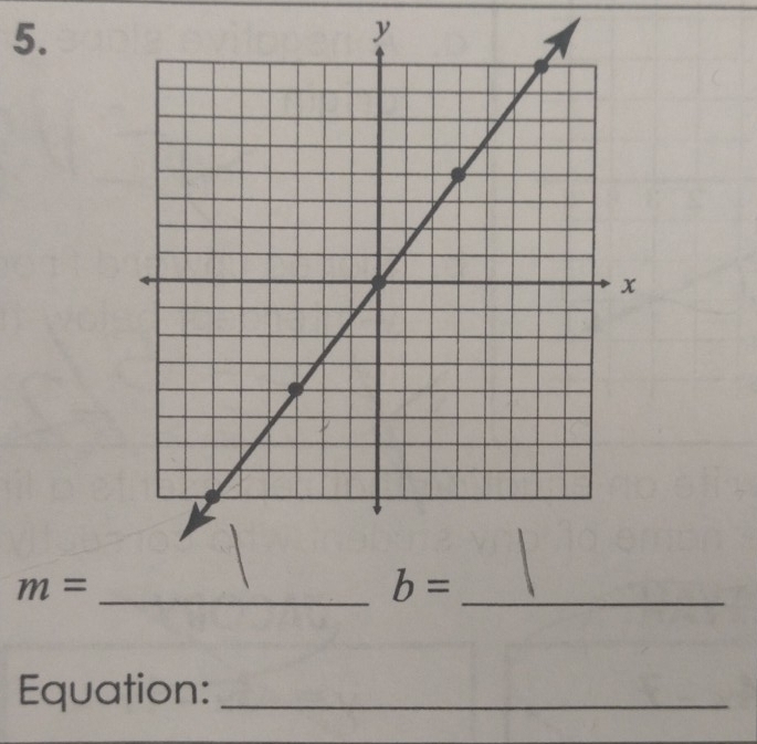 y
m= _
b= _ 
Equation:_