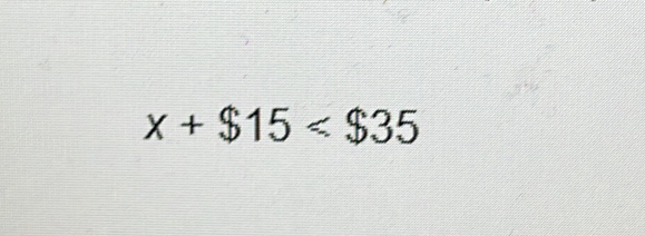 x+$15