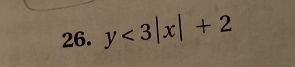 y<3|x|+2