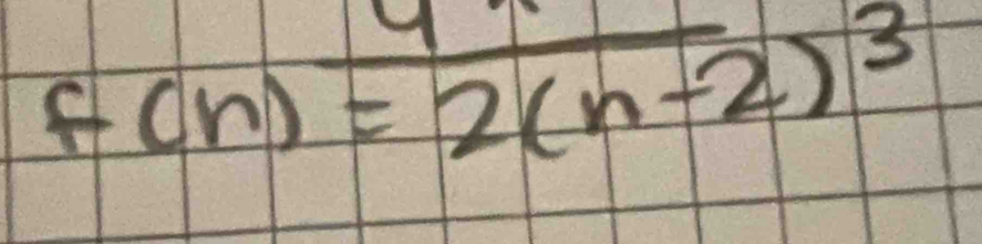 f(n)= 4/2(n-2) 3