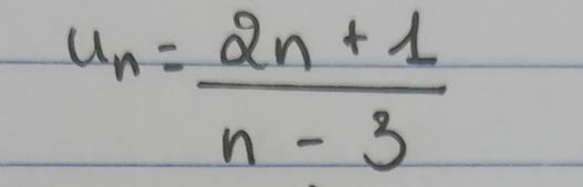 u_n= (2n+1)/n-3 