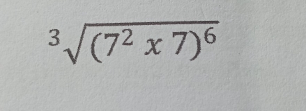 ^3sqrt((7^2* 7)^6)