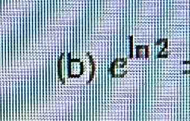 e^(ln 2)=