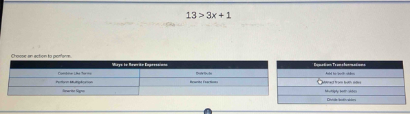 13>3x+1
hoose