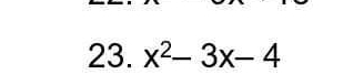 x^2-3x-4