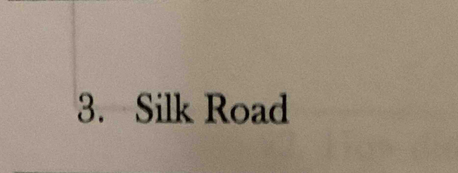 Silk Road