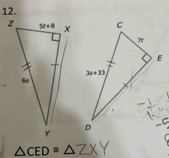 △ CED≌ △