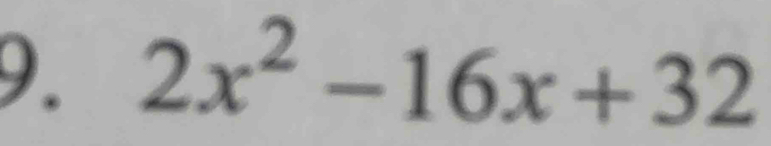 2x^2-16x+32