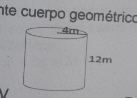 nte cuerpo geométrico