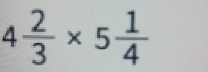 4 2/3 * 5 1/4 