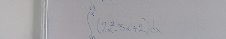 ∈t _(10)^1(2x^2-3x+3x+2)dx