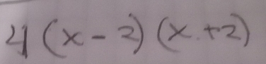 4(x-2)(x+2)