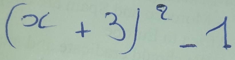 (x+3)^2-1