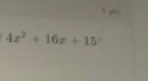 4x^2+16x+15