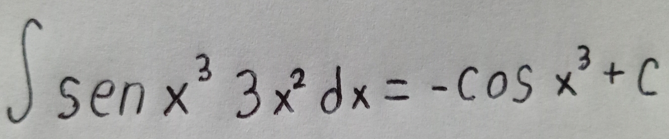 ∈t sec x^33x^2dx=-cos x^3+c