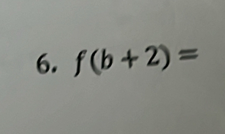 f(b+2)=