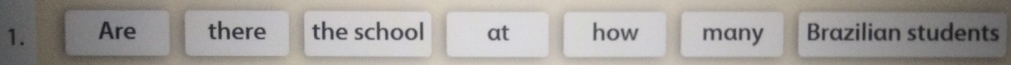 Are there the school at how many Brazilian students