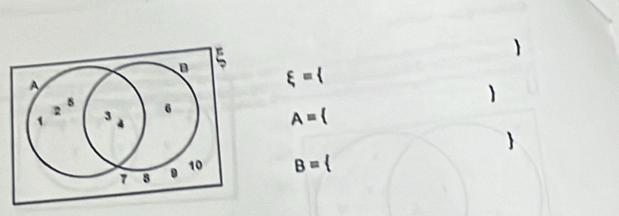 ξ 
A 
xi = 
s
1
2
1 3 6
4
A=  a 

1 8 D 10
B=