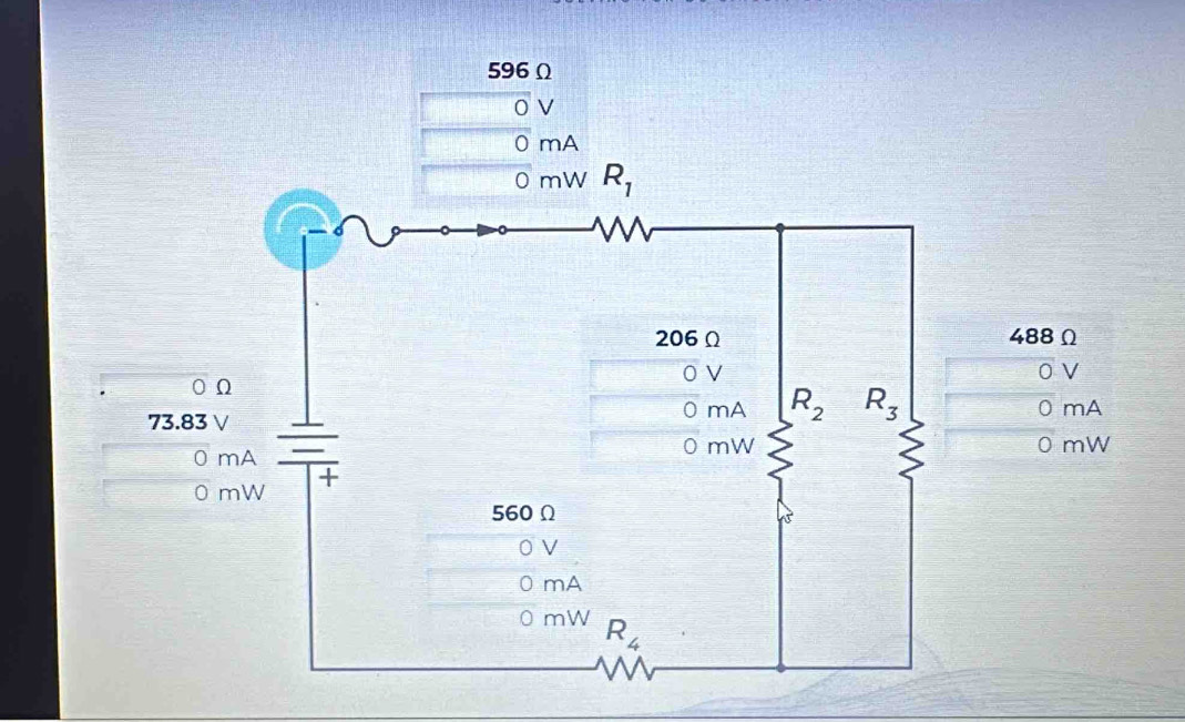 488Ω
0 V
mA
0 mW