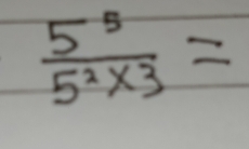  5^5/5^2* 3 =