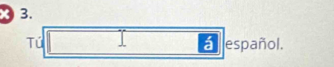 Tú □ □ |a|| español.