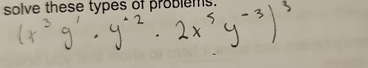 solve these types of problems.