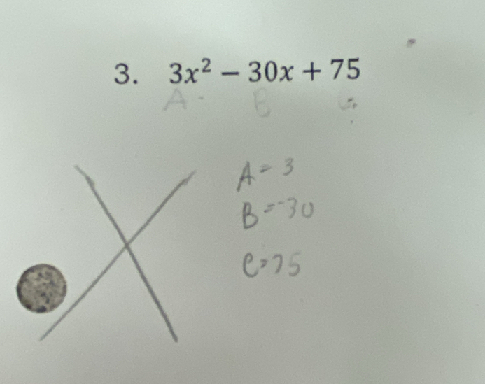 3x^2-30x+75