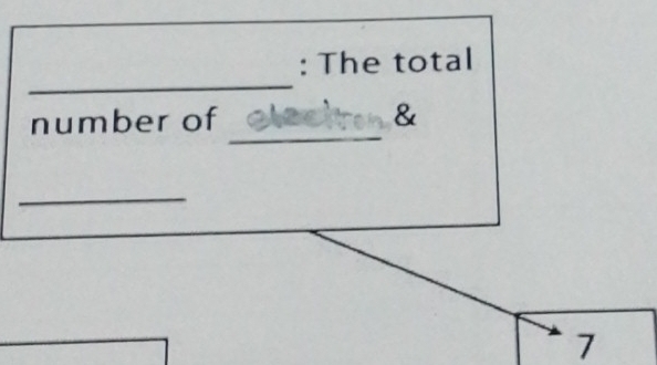 The total 
_ 
number of & 
_ 
7