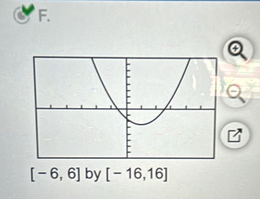 a
[-6,6] by [-16,16]