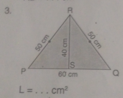 L= _  cm^2