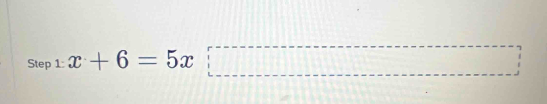 x+6=5x□