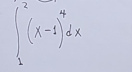 ∈t _1^(2(x-1)^4)dx