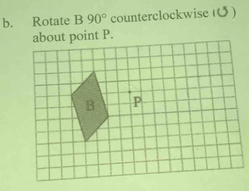 Rotate B90° counterclockwise (U )