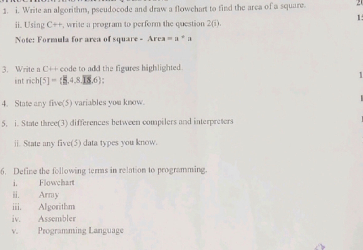 Solved: Write an algorithm, pseudocode and draw a flowchart to find the ...