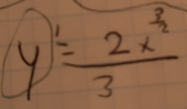 )^1=frac 2x^(frac 3)23