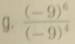 frac (-9)^6(-9)^4