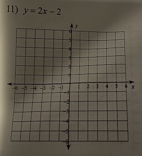 y=2x-2