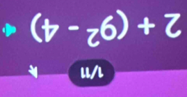 1/11
2+(9^2-4)