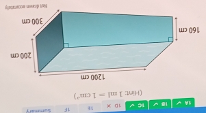 1A 1B 1C 1D X 1E 1F Summary 
(Hint: 1ml=1cm^3)