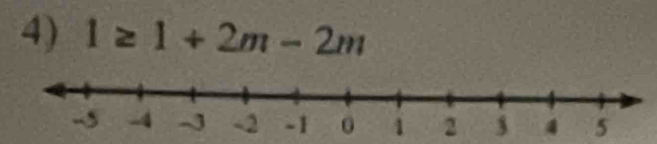 1≥ 1+2m-2m
2