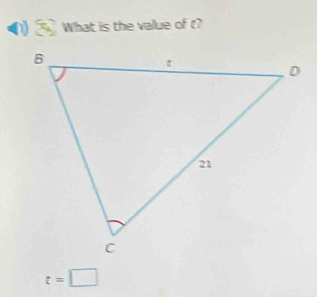 What is the value of t?
t=□