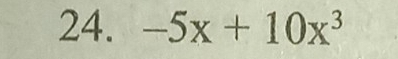 -5x+10x^3