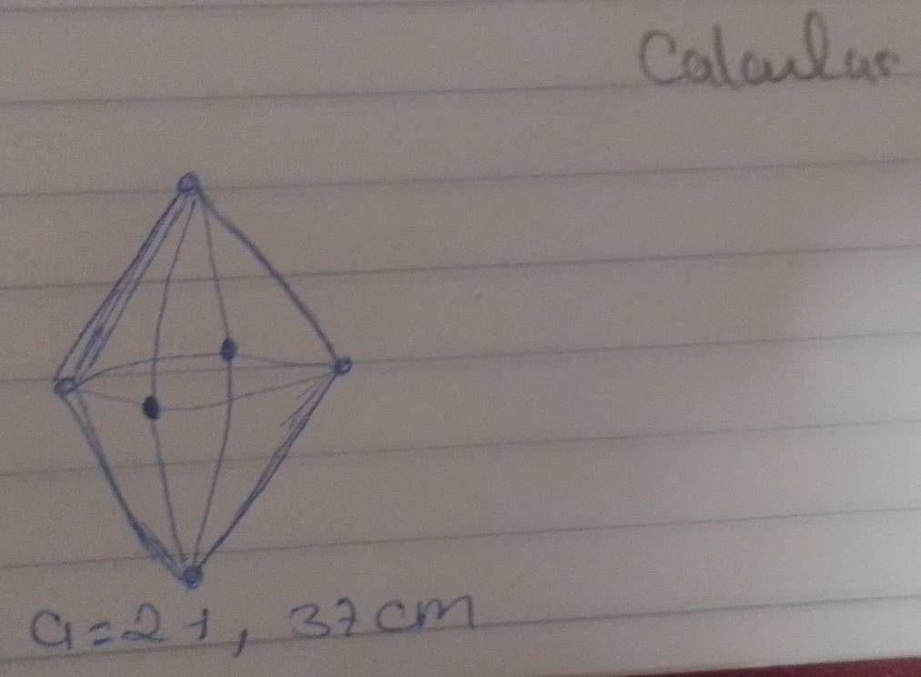 Caloular
a=21,37cm