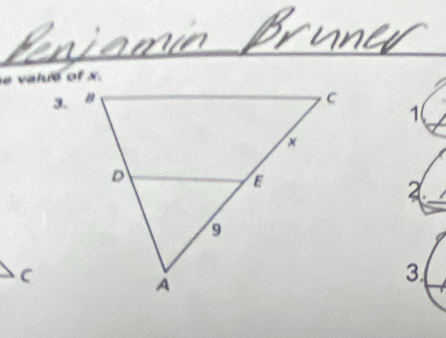 value of x. 
3. 
1( 
2 
C