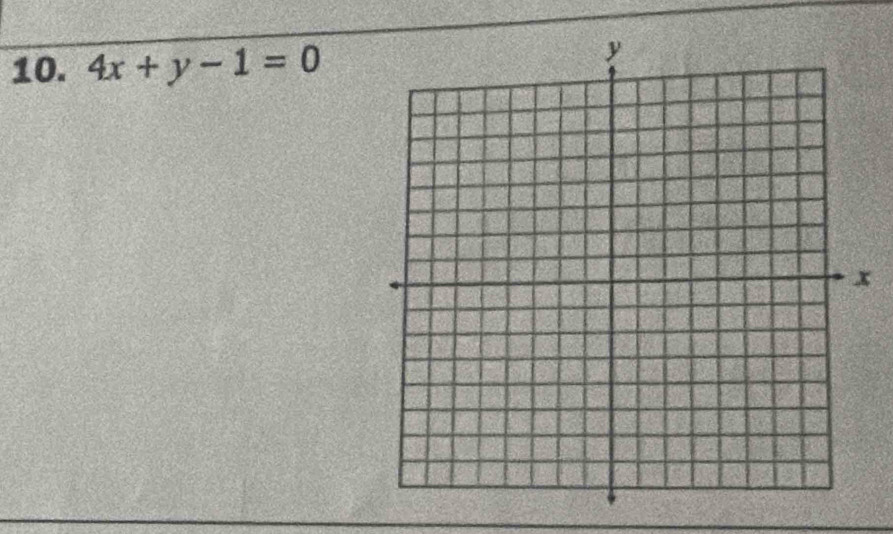 4x+y-1=0